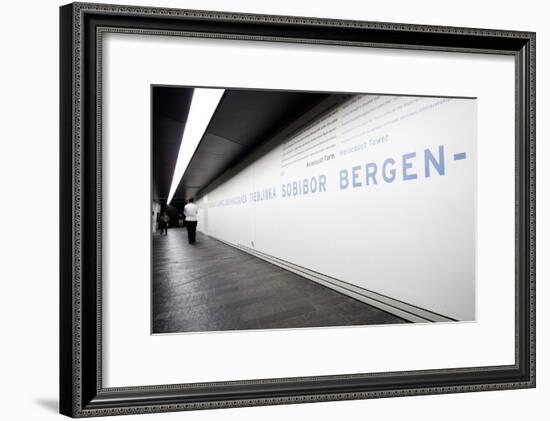 Visitors in Holocaust Museum-Felipe Rodriguez-Framed Photographic Print