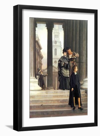 Visitors in London-James Tissot-Framed Art Print