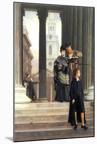 Visitors in London-James Tissot-Mounted Art Print