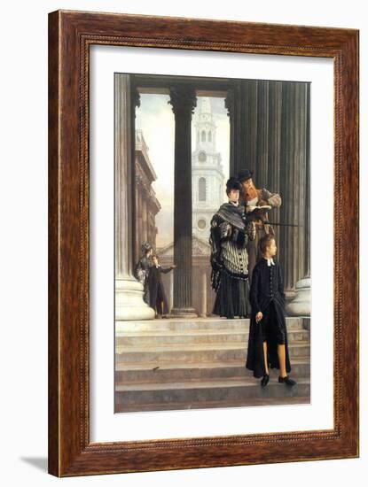 Visitors In London-James Tissot-Framed Art Print