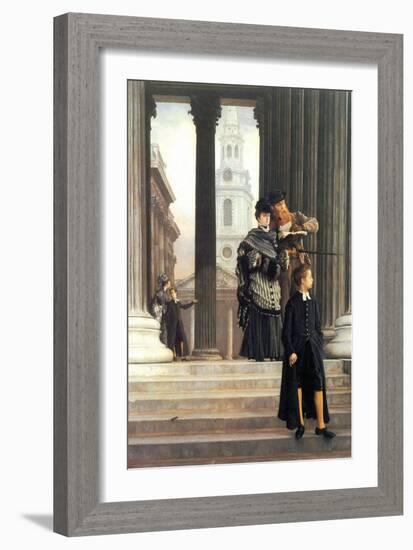 Visitors In London-James Tissot-Framed Art Print