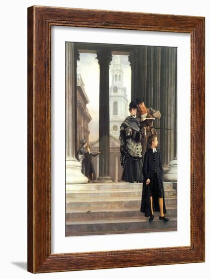 Visitors In London-James Tissot-Framed Art Print