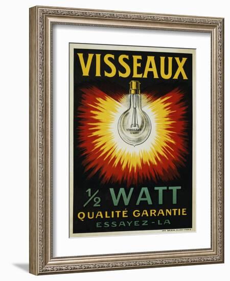 Visseaux 1/2 Watt Advertising Poster-null-Framed Giclee Print