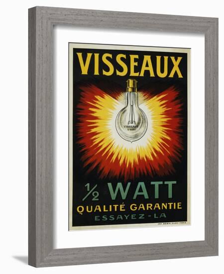 Visseaux 1/2 Watt Advertising Poster-null-Framed Giclee Print