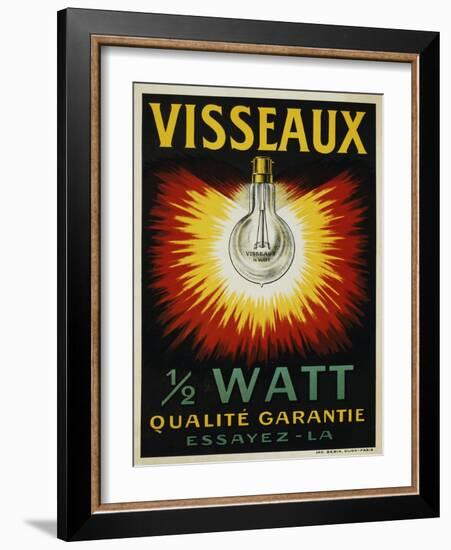 Visseaux 1/2 Watt Advertising Poster-null-Framed Giclee Print