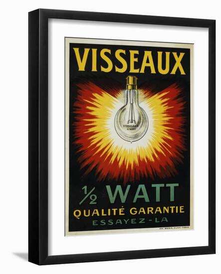 Visseaux 1/2 Watt Advertising Poster-null-Framed Giclee Print