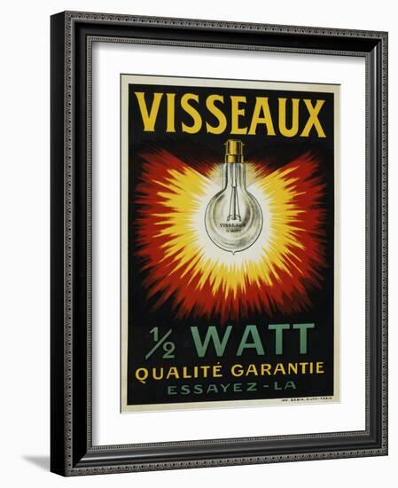 Visseaux 1/2 Watt Advertising Poster-null-Framed Giclee Print