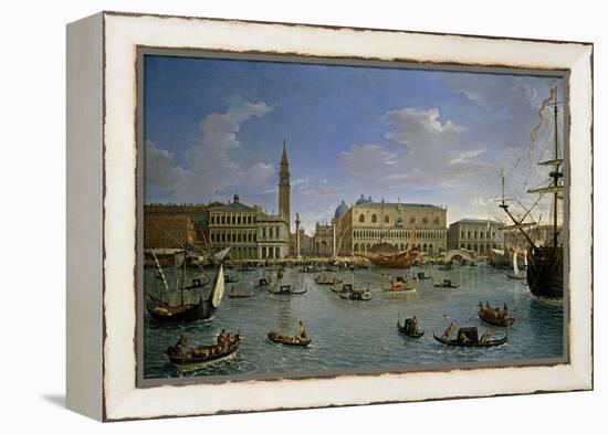 Vista de Venecia desde San Giorgio, 1697-Gaspar van Wittel-Framed Premier Image Canvas