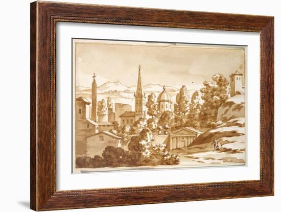 Vista Del Popolo, 1688-Jacob van der Ulft-Framed Giclee Print