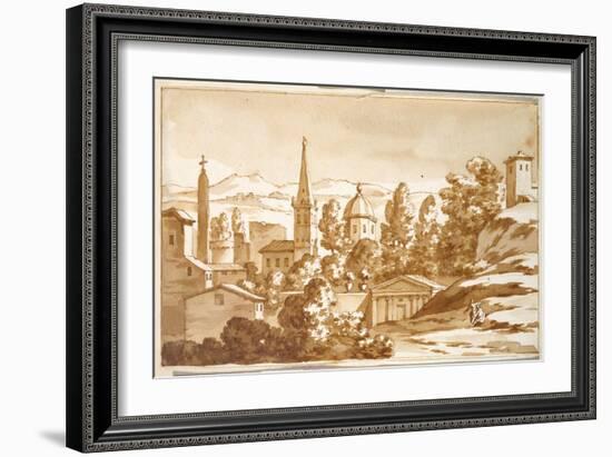 Vista Del Popolo, 1688-Jacob van der Ulft-Framed Giclee Print