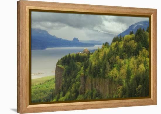 Vista House at Columbia River Gorge, Oregon-Vincent James-Framed Premier Image Canvas