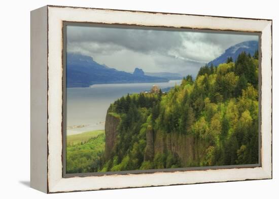 Vista House at Columbia River Gorge, Oregon-Vincent James-Framed Premier Image Canvas