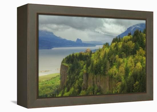 Vista House at Columbia River Gorge, Oregon-Vincent James-Framed Premier Image Canvas