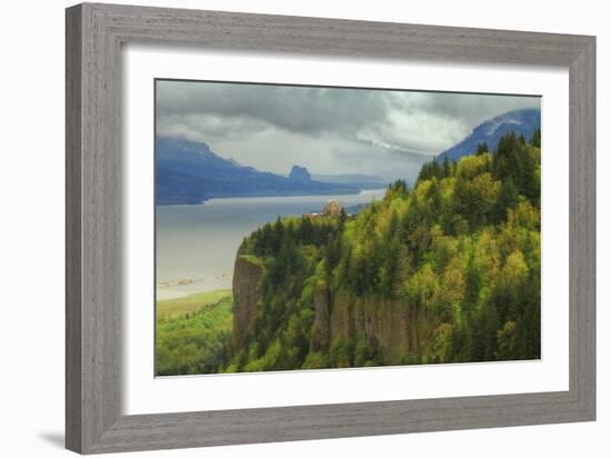 Vista House at Columbia River Gorge, Oregon-Vincent James-Framed Photographic Print