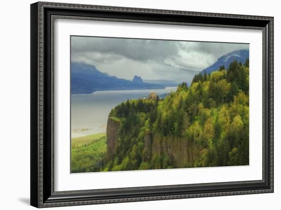 Vista House at Columbia River Gorge, Oregon-Vincent James-Framed Photographic Print