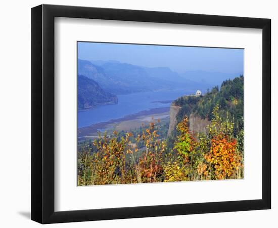 Vista House, Crown Point, Columbia river Gorge, Oregon, USA-Janis Miglavs-Framed Photographic Print