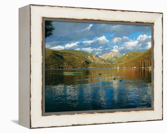 Vista of Grand Lake, Colorado-John Zaccheo-Framed Premier Image Canvas