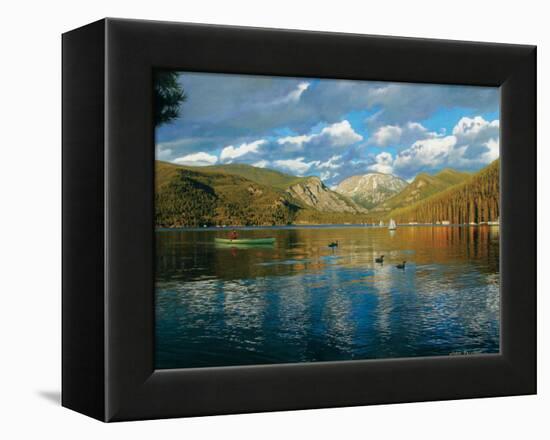 Vista of Grand Lake, Colorado-John Zaccheo-Framed Premier Image Canvas