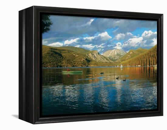 Vista of Grand Lake, Colorado-John Zaccheo-Framed Premier Image Canvas