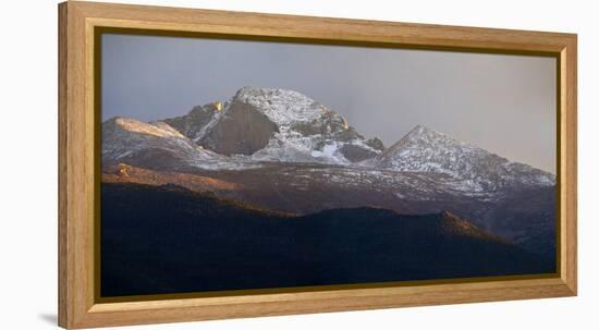 Vista of Long's Peak from Moraine Park in Rocky Mountain National Park, Colorado,USA-Anna Miller-Framed Premier Image Canvas