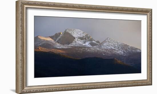 Vista of Long's Peak from Moraine Park in Rocky Mountain National Park, Colorado,USA-Anna Miller-Framed Photographic Print