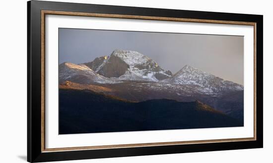 Vista of Long's Peak from Moraine Park in Rocky Mountain National Park, Colorado,USA-Anna Miller-Framed Photographic Print