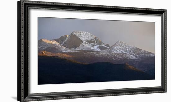 Vista of Long's Peak from Moraine Park in Rocky Mountain National Park, Colorado,USA-Anna Miller-Framed Photographic Print