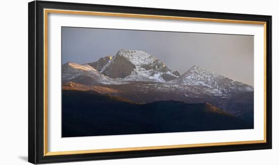 Vista of Long's Peak from Moraine Park in Rocky Mountain National Park, Colorado,USA-Anna Miller-Framed Photographic Print