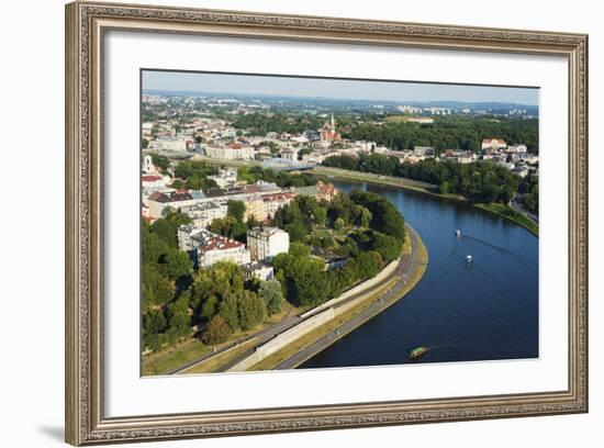 Vistula River, Krakow, Malopolska, Poland, Europe-Christian Kober-Framed Photographic Print