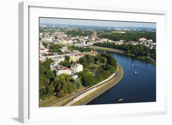 Vistula River, Krakow, Malopolska, Poland, Europe-Christian Kober-Framed Photographic Print