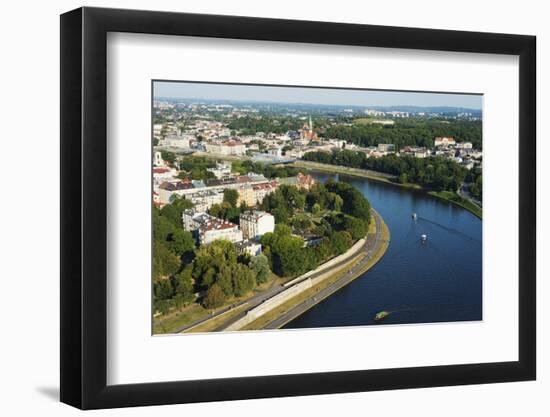 Vistula River, Krakow, Malopolska, Poland, Europe-Christian Kober-Framed Photographic Print