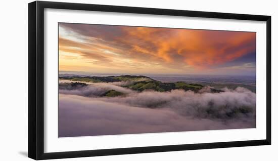 Visual Landscape Magical Sunset Clouds, East Bay, California-Vincent James-Framed Photographic Print