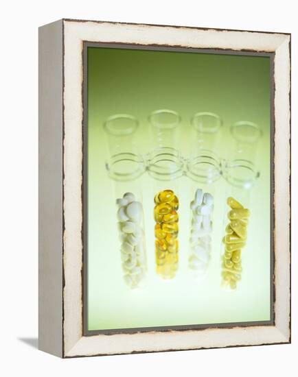 Vitamin And Mineral Pills-Lawrence Lawry-Framed Premier Image Canvas