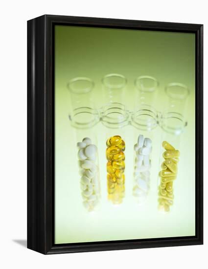 Vitamin And Mineral Pills-Lawrence Lawry-Framed Premier Image Canvas