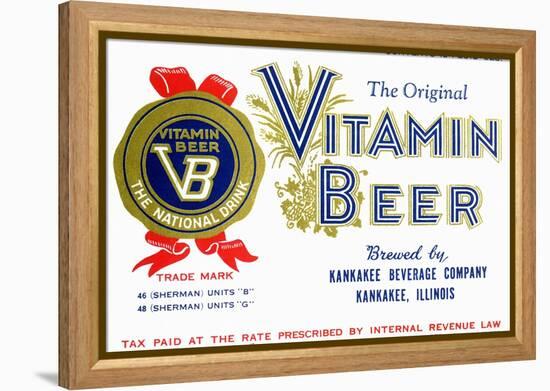 Vitamin Beer-null-Framed Stretched Canvas