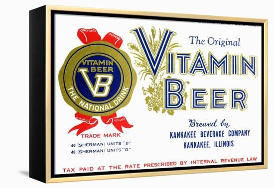 Vitamin Beer-null-Framed Stretched Canvas
