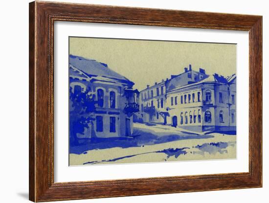 Vitebsk-by E2-Framed Art Print