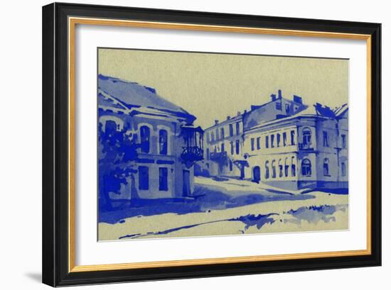 Vitebsk-by E2-Framed Art Print