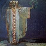 Festival of Spring (Allegoric Scene) - Masek, Karel Vitezslav (1865-1927) - 1889 - Oil on Canvas --Vitezlav Karel Masek-Framed Giclee Print