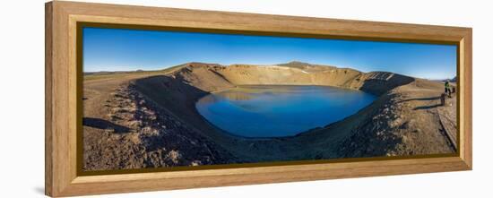 Viti, a huge explosion crater, Northern Iceland.  On March 29, 1875-null-Framed Premier Image Canvas