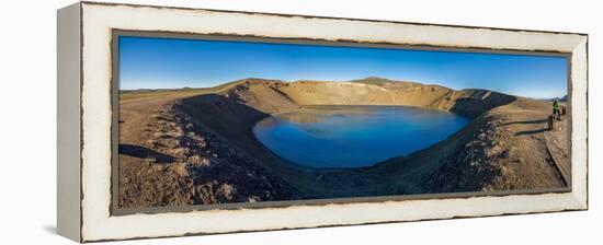 Viti, a huge explosion crater, Northern Iceland.  On March 29, 1875-null-Framed Premier Image Canvas