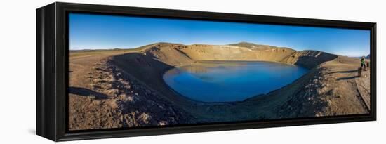 Viti, a huge explosion crater, Northern Iceland.  On March 29, 1875-null-Framed Premier Image Canvas