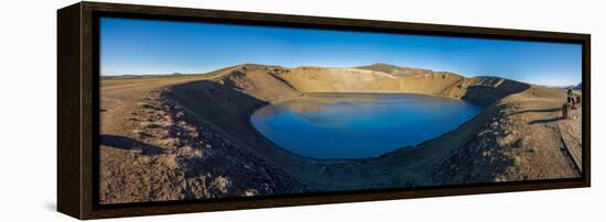 Viti, a huge explosion crater, Northern Iceland.  On March 29, 1875-null-Framed Premier Image Canvas