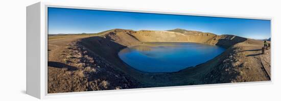 Viti, a huge explosion crater, Northern Iceland.  On March 29, 1875-null-Framed Premier Image Canvas