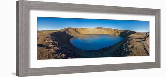 Viti, a huge explosion crater, Northern Iceland.  On March 29, 1875-null-Framed Photographic Print