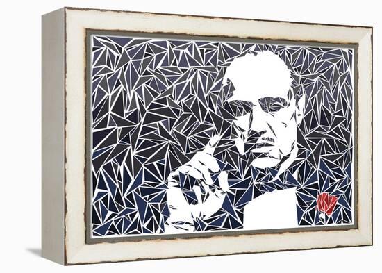 Vito Corleone-Cristian Mielu-Framed Stretched Canvas