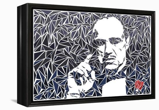 Vito Corleone-Cristian Mielu-Framed Stretched Canvas