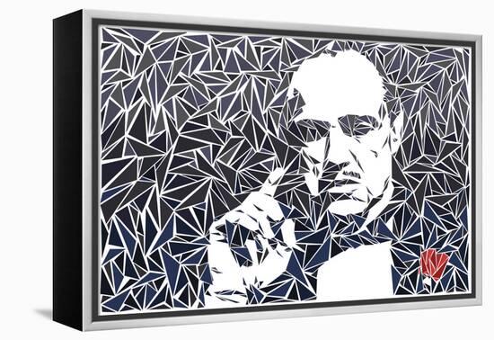 Vito Corleone-Cristian Mielu-Framed Stretched Canvas