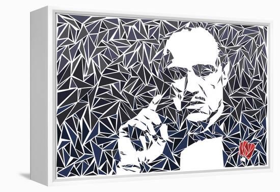 Vito Corleone-Cristian Mielu-Framed Stretched Canvas