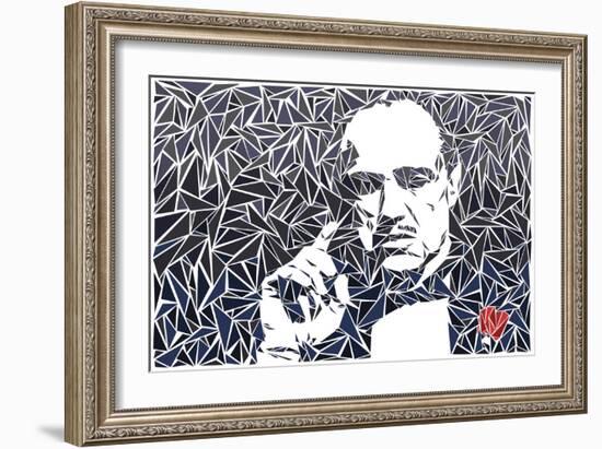 Vito Corleone-Cristian Mielu-Framed Premium Giclee Print